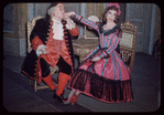 Salvatore Baccaloni and Patrice Munsel during a Metropolitan Opera tour of Il barbiere di Siviglia