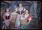 Bidu Sayão and chorus members during a Metropolitan Opera tour of Il barbiere di Siviglia