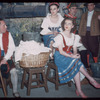 Chorus members during a Metropolitan Opera tour of Il barbiere di Siviglia