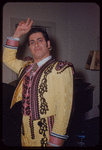 Frank Guarrera during a Metropolitan Opera tour of Il barbiere di Siviglia