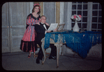Patrice Munsel and conductor Désiré Defrère during a Metropolitan Opera tour of Il barbiere di Siviglia in Boston