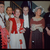 Salvatore Baccaloni, Eugene Conley, Lily Pons, Clifford Harvuot, unidentified woman, and Italo Tajo during a Metropolitan Opera tour of Il barbiere di Siviglia in Cleveland