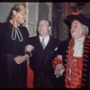 Italo Tajo, Renato Cellini, and Salvatore Baccaloni during a Metropolitan Opera tour of Il barbiere di Siviglia in Cleveland
