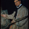 Frank Guarrera during a Metropolitan Opera tour of La Bohème