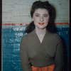 Elizabeth Holiday during a Metropolitan Opera tour of La Bohème