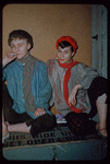Dancers Gisela Weidner and Gloria Lyons during a Metropolitan Opera tour of La Bohème
