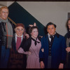 Frank Valentino, Jerome Hines, Gerhard Pechner, Licia Albanese, Jan Peerce, and Clifford Harvuot during a Metropolitan Opera tour of La Bohème in Cleveland