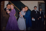 Frank Valentino, Jean Fenn (?), Licia Albanese, and Jan Peerce during a Metropolitan Opera tour of La Bohème in Cleveland