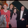 Gerhard Pechner, Jean Fenn (?), Clifford Harvuot, Licia Albanese, Kurt Herbert Adler (?), and Frank Valentino during a Metropolitan Opera tour of La Bohème in Cleveland