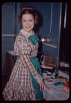 Bidú Sayão during a Metropolitan Opera tour of La Bohème in Boston
