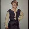 Dorothy Kirsten in costume for La Fanciulla del West at the Metropolitan Opera
