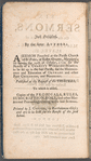 Six sermons, on the several duties of masters, mistresses, slaves, etc