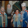 Paul Franke, Norman Scott, Mildred Miller (?), and Brian Sullivan during a Metropolitan Opera tour of Boris Godunov