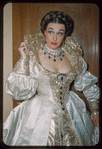 Blanche Thebom during a Metropolitan Opera tour of Boris Godunov