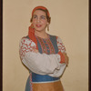 Hertha Glaz during a Metropolitan Opera tour of Boris Godunov