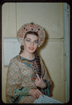 Paula Lenchner during a Metropolitan Opera tour of Boris Godunov