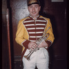 Trumpeter Abe Katz in costume for Carmen at the Metropolitan Opera
