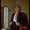 Robert Merrill during a Metropolitan Opera tour of Carmen