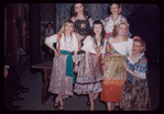 Chorus members during a Metropolitan Opera tour of Carmen