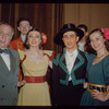 Conductor Désiré Defrère with dancers during a Metropolitan Opera tour of Carmen