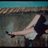Dancer Suzanne Ames during a Metropolitan Opera tour of Carmen