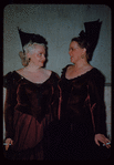 Chorus altos Lillian Nichols and Valerie Moser during a Metropolitan Opera tour of Carmen