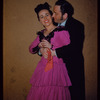Chorus soprano Barbara Lewis and an unidentified performer during a Metropolitan Opera tour of Carmen