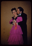 Chorus soprano Barbara Lewis and an unidentified performer during a Metropolitan Opera tour of Carmen