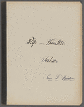Rip van Winkle
