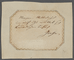 Johann Wolfgang von Goethe to unknown recipient, dated after 1810