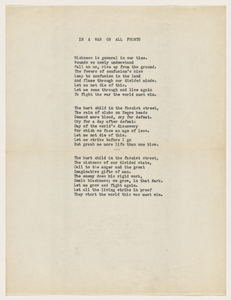 May Sarton Papers