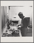 James Baldwin frying fish