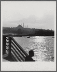 James Baldwin looking out at water