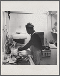 James Baldwin frying fish