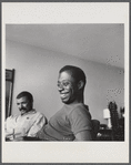 James Baldwin laughing