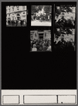 Contact sheet of French solidarity with 1963 March on Washington