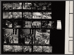 Contact sheet of Protest at US Embassy in Paris