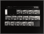 Contact sheet of James Baldwin at podium