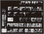 Contact sheet of Bertice Reading in blonde wig with Baldwin
