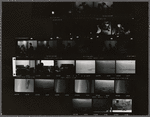 Contact sheet of James Baldwin in conversation