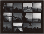 Contact sheet of James Baldwin with minarets