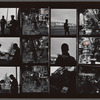 Contact sheet of James Baldwin with hookah