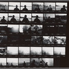 Contact sheet of James Baldwin laughing with back to water