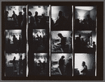 Contact sheet of James Baldwin frying fish