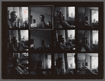Contact sheet of James Baldwin laughing