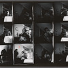 Contact sheet of James Baldwin with Engin Cezzar and Gülriz Sururi