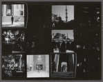 Contact sheet of James Baldwin at palace