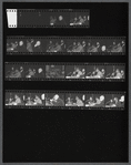 Contact sheet of James Baldwin with Jean Genet at American Center