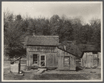 Typical farm home in Brown County, Indiana.
