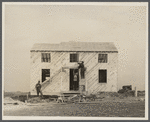 Construction of homes. Libertyville Homesteads, Illinois.